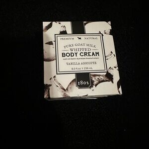 Beekman 1802 Pure Goat Milk Whipped Body Cream "Vanilla Absolute" 8oz New Sealed